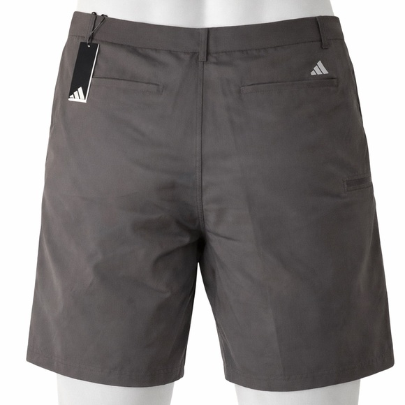 Adidas Men’s Golf Shorts Size 38 Gray Flat Front Performance Shorts – New - Picture 2 of 5